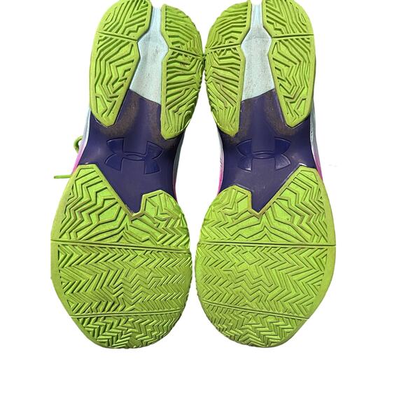 Under Armour Curry 2 Northern Lights Sneakers Men's Size 10 - Picture 4 of 5